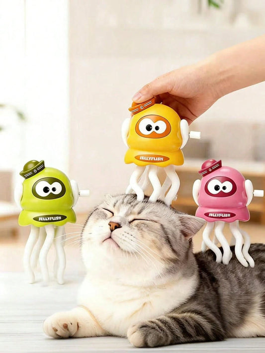Cute Squid Cat Toy | Interactive Massage & Play Toy for Indoor Cats