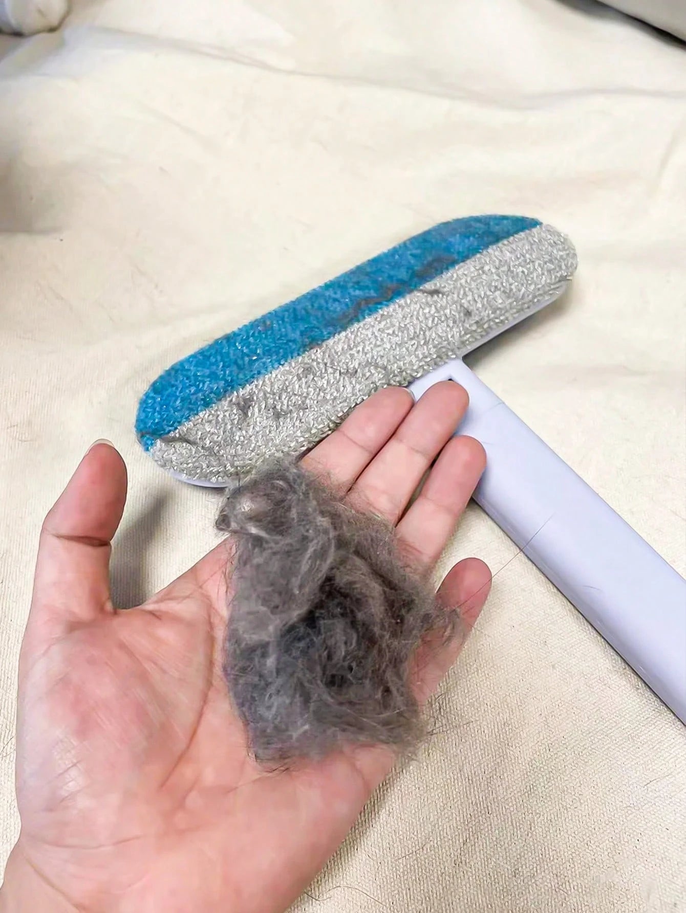 Reusable Pet Hair Remover Brush | Lint & Fur Cleaner for Home