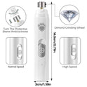 USB Rechargeable Pet Nail Grinder for Dogs & Cats | Quiet Electric Nail Trimmer