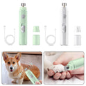 USB Rechargeable Pet Nail Grinder for Dogs & Cats | Quiet Electric Nail Trimmer