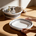 Folding Pet Basin – Collapsible Wash & Foot Basin for Cat & Dog Care, Durable Thickened Plastic