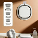 Folding Pet Basin – Collapsible Wash & Foot Basin for Cat & Dog Care, Durable Thickened Plastic
