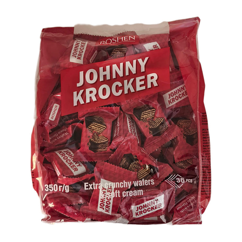 ROSHEN Johnny Krocker Extra Crunchy & Soft Cream Wafers (350g)