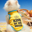 King of the House Pet Vest | Breathable Summer Shirt