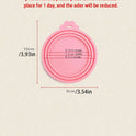 Silicone Pet Food Can Cover | Reusable Airtight Lid for Dog & Cat Food Cans (1 lid + 1 spoon)