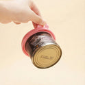 Silicone Pet Food Can Cover | Reusable Airtight Lid for Dog & Cat Food Cans (1 lid + 1 spoon)