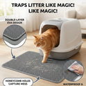 Honeycomb Cat Litter Mat | EVA Anti-Tracking & Waterproof Litter Trap Mat
