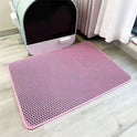 Honeycomb Cat Litter Mat | EVA Anti-Tracking & Waterproof Litter Trap Mat