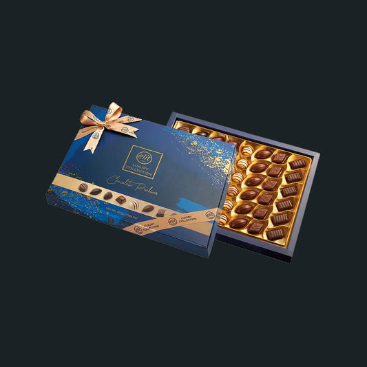 ELIT Luxury Collection Assorted Chocolate Pralines Blue Gift Box (507g)