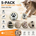 4-Piece Sisal Cat Toy Balls | Interactive Chasing Toys for Cats
