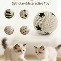 4-Piece Sisal Cat Toy Balls | Interactive Chasing Toys for Cats