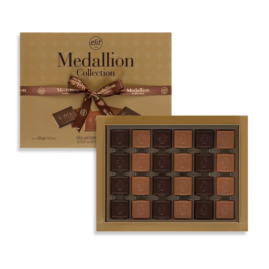ELIT Medallion Collection Madlen Chocolate Gift Box (288g) - Gold