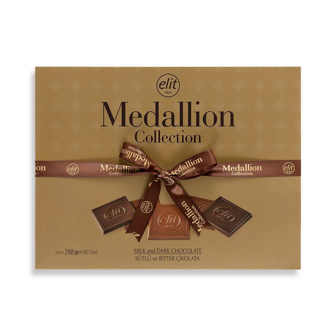 ELIT Medallion Collection Madlen Chocolate Gift Box (288g) - Gold