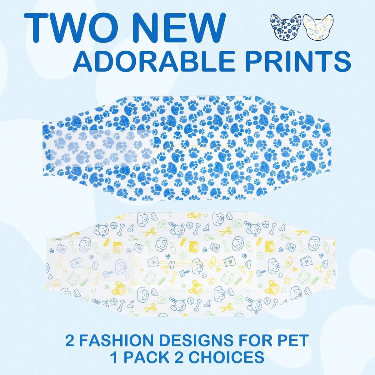 Disposable Male Dog Diapers 10-Pack | Leak-Proof Protection for Senior & Active Dogs