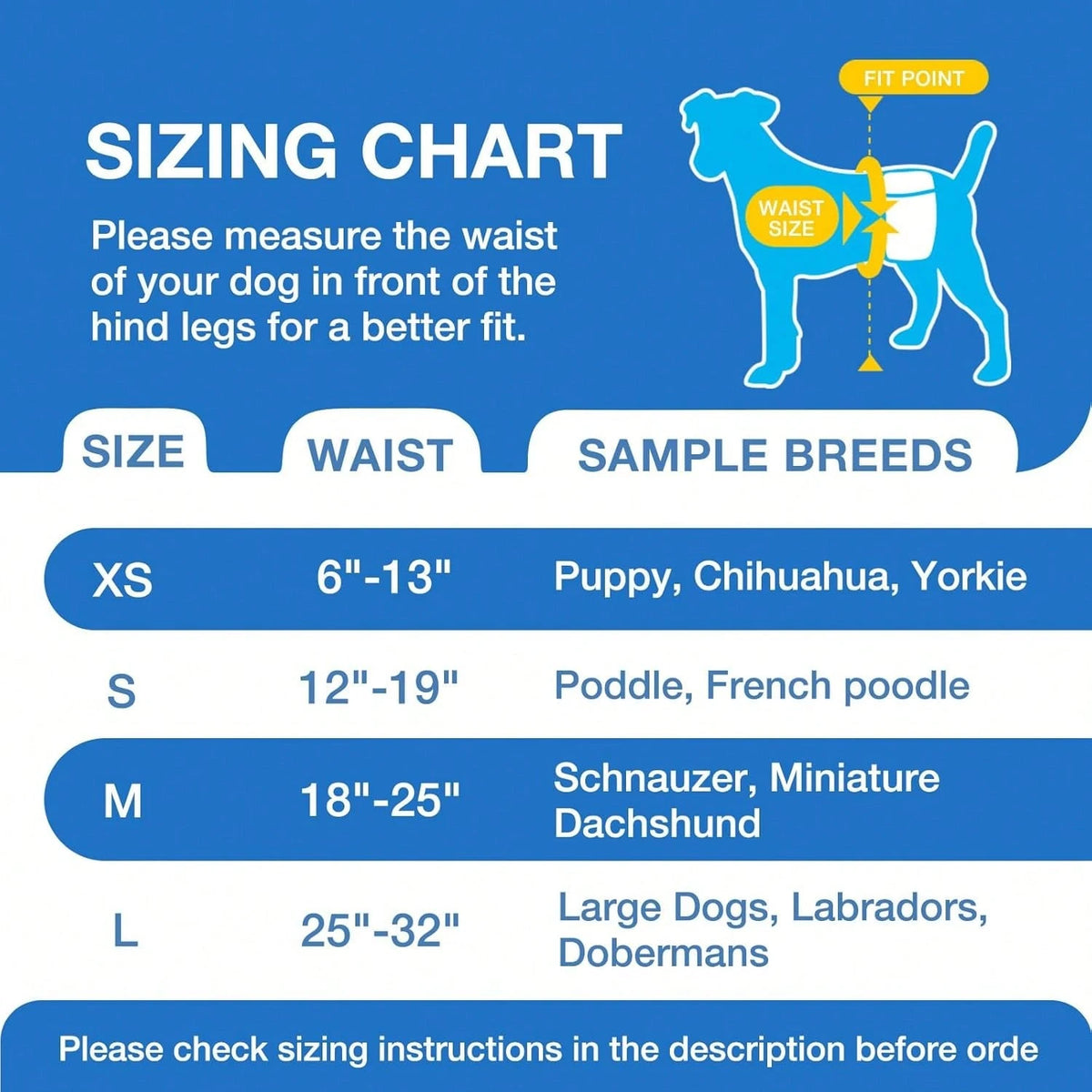 Disposable Male Dog Diapers 10-Pack | Leak-Proof Protection for Senior & Active Dogs