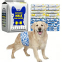 Disposable Male Dog Diapers 10-Pack | Leak-Proof Protection for Senior & Active Dogs