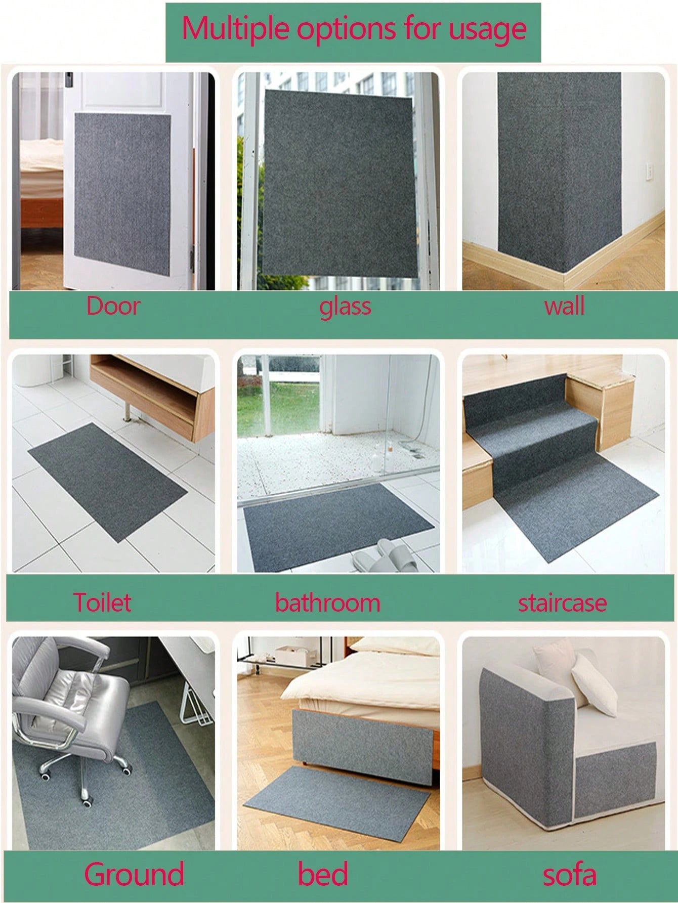 Self-Adhesive Cat Scratching Mat | Trimmable Furniture Protector