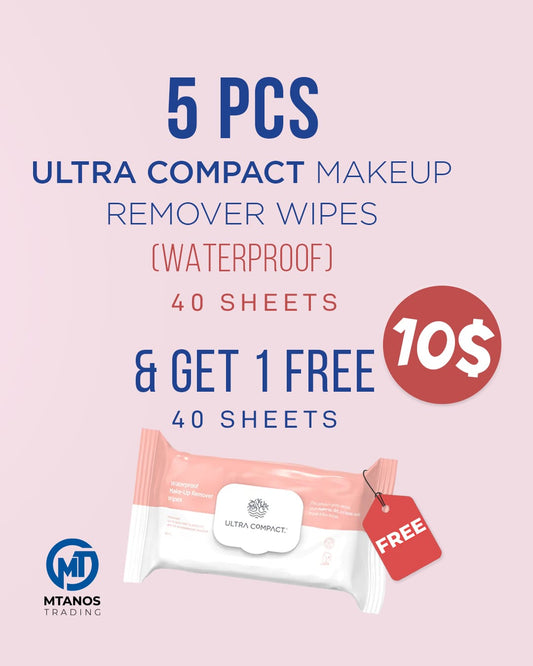 ULTRA COMPACT MAKEUP REMOVER WIPES