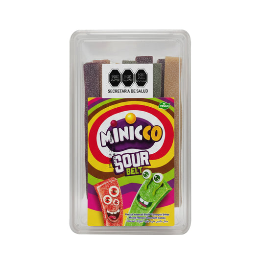 MINICCO Jellies Sour Belts in mixed fruits flavor (1500g)