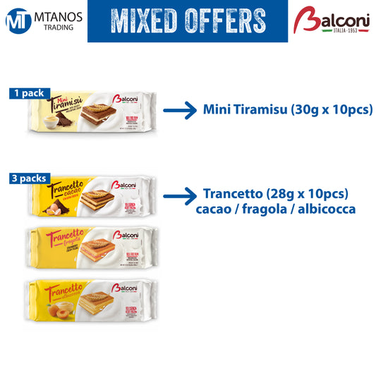 BALCONI Tiramisu + Trancetto