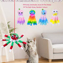 3PCS Hanging Octopus Cat Toys | Interactive Suction Cup Cat Toy