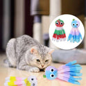 3PCS Hanging Octopus Cat Toys | Interactive Suction Cup Cat Toy