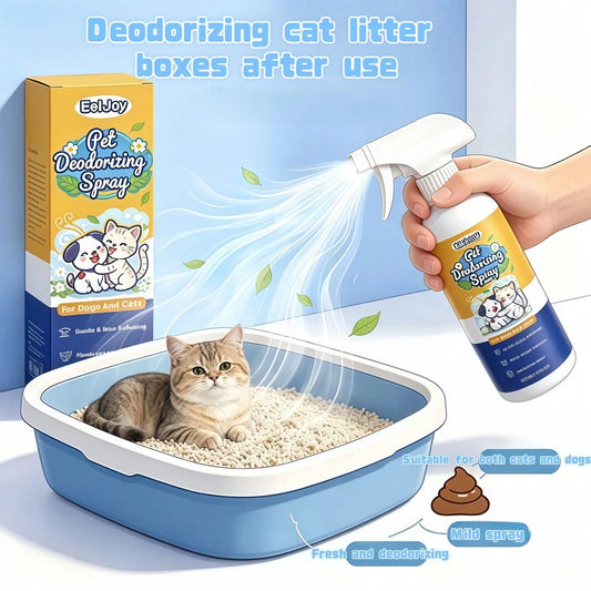120ml Pet Deodorizing Spray – Cat & Dog Urine Odor & Stain Remover