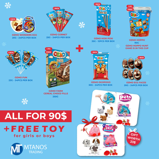 OZMO Christmas Bundle 1 + Free Toy