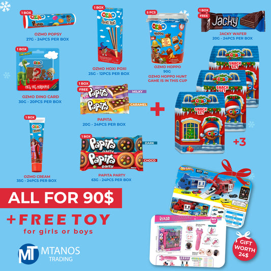 OZMO Christmas Bundle 3 + Free Toy