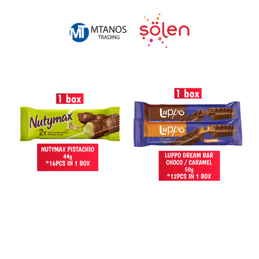 SOLEN Nutymax Pistachio + LUPPO Dream Bar Offer