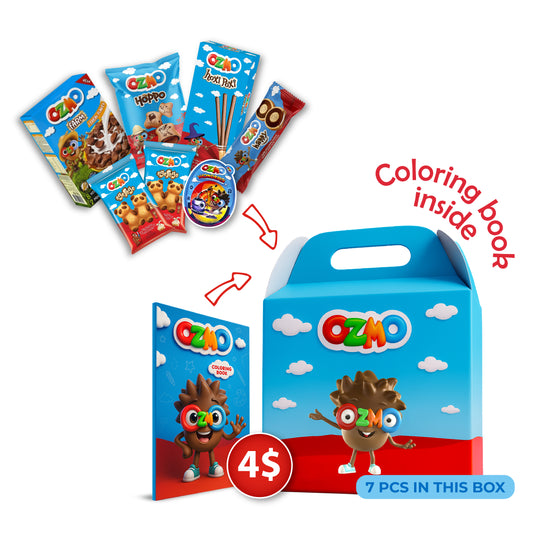 OZMO Snack Set 7pcs with coloring book