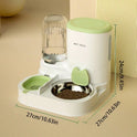 2-in-1 Pet Feeding & Water Station | Automatic Water Dispenser Bowl for Cats & Dogs