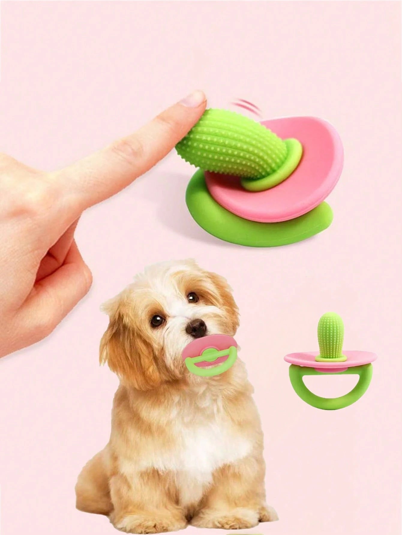 Pet Pacifier & Teether Toy – Soft Chew Toy for Cats & Puppies