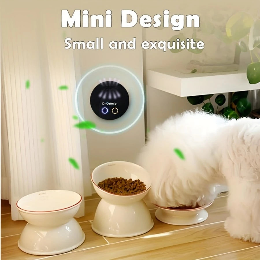 Pet Odor Eliminator – USB & Battery Ozone Deodorizer for Home & Litter Box