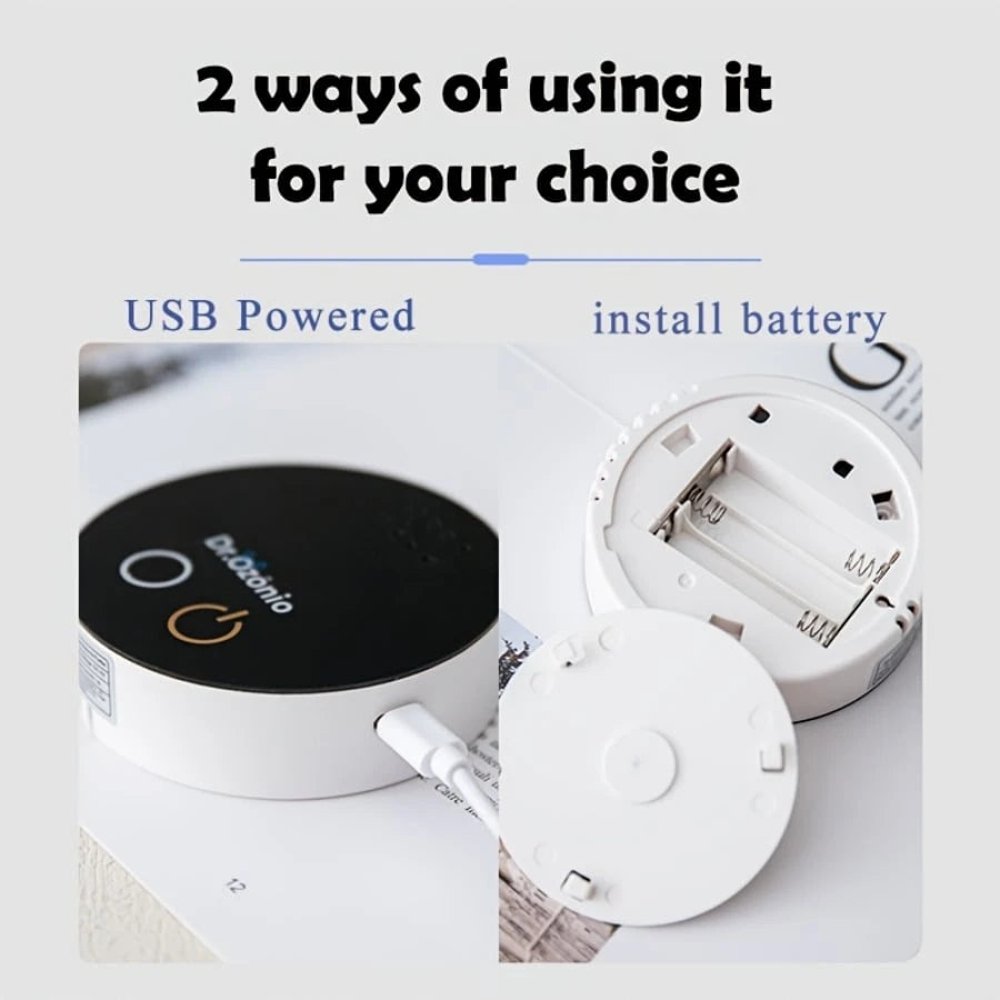 Pet Odor Eliminator – USB & Battery Ozone Deodorizer for Home & Litter Box