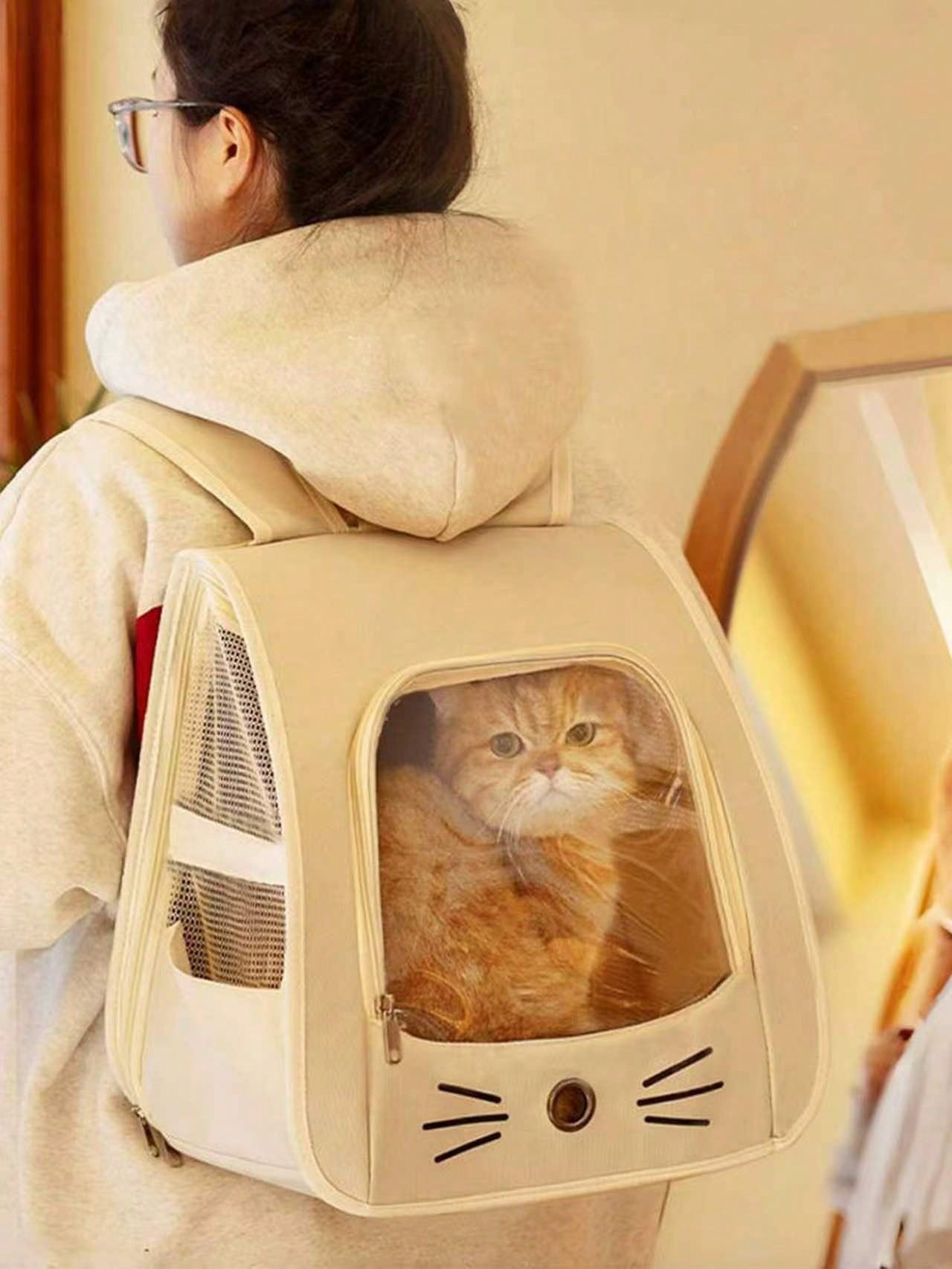 Foldable Pet Carrier Bag | Soft Travel Carrier for Cats & Small Dogs