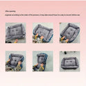 Soft Plush Pet Bed for Cats & Small Dogs | Cozy Indoor Cushion