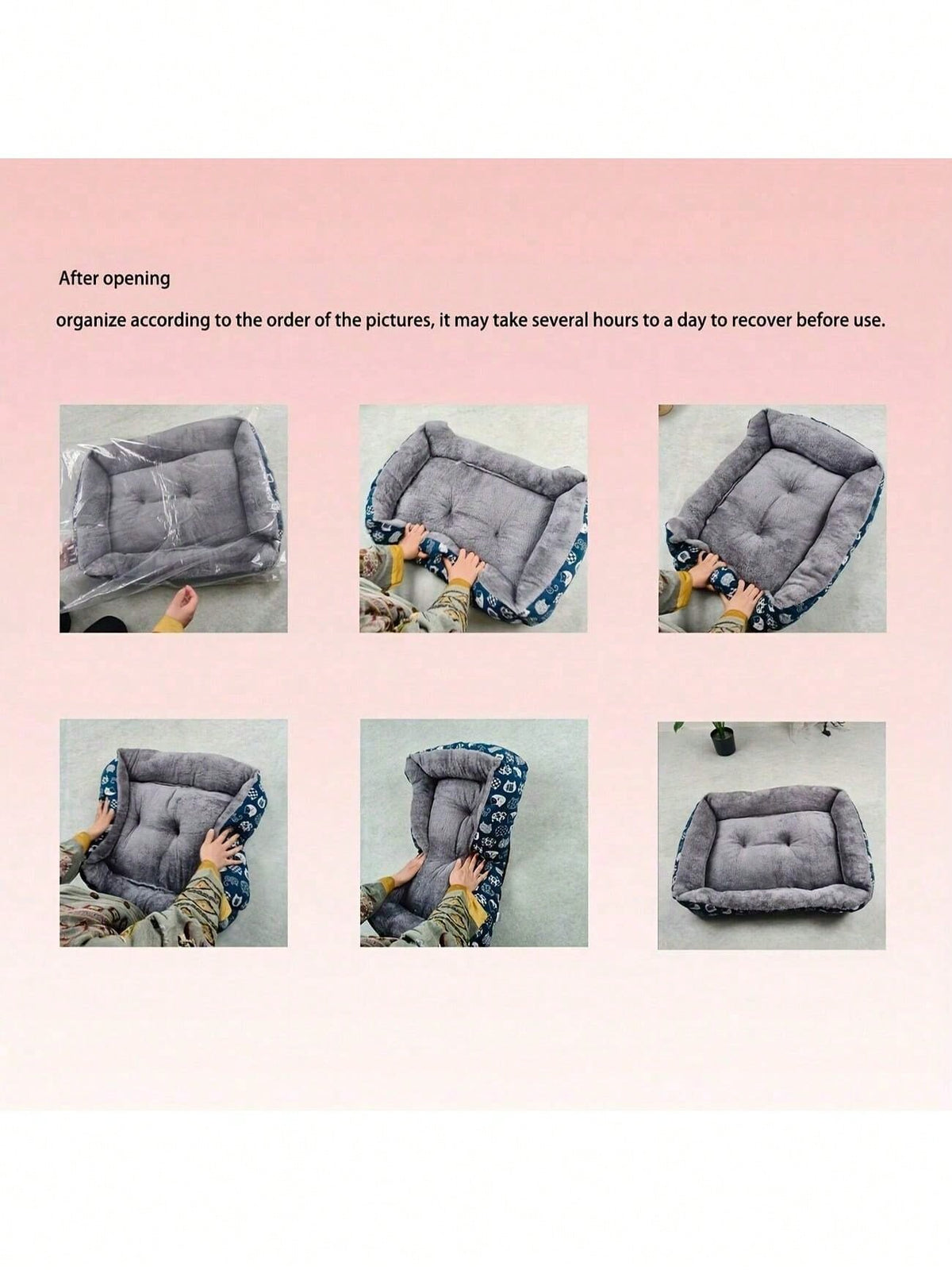 Soft Plush Pet Bed for Cats & Small Dogs | Cozy Indoor Cushion