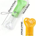 Portable Bone-Shaped Pet Water Bottle & Bowl for Dogs & Cats