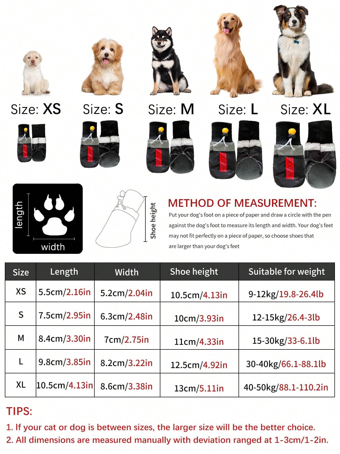 Waterproof Non-Slip Dog Boots | Protective Outdoor Paw Shoes
