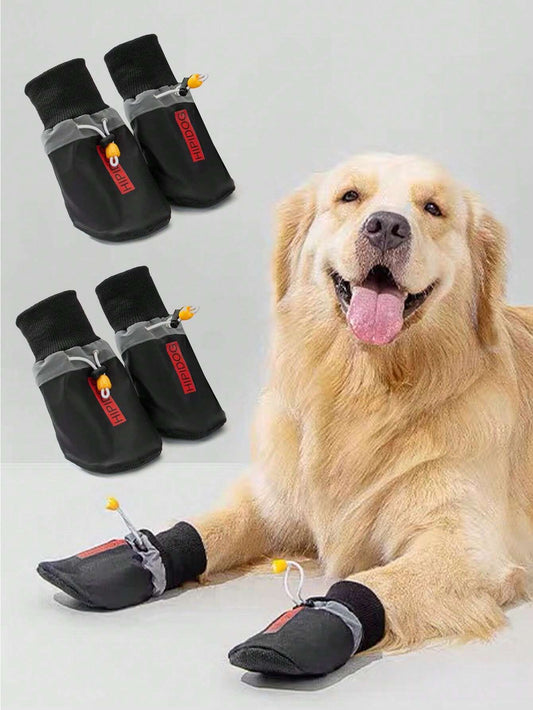Waterproof Non-Slip Dog Boots | Protective Outdoor Paw Shoes