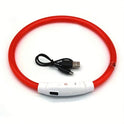 USB Rechargeable LED Dog Collar | Glowing Safety Collar for Pets
