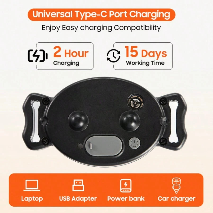 No-Shock Dog Training Collar – 3-Mode Vibration & Beep Anti-Bark Collar