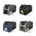 Expandable Pet Carrier Backpack with Sunshade | Cat & Dog Travel Bag