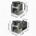 Expandable Pet Carrier Backpack with Sunshade | Cat & Dog Travel Bag