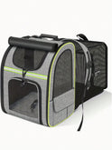 Expandable Pet Carrier Backpack with Sunshade | Cat & Dog Travel Bag