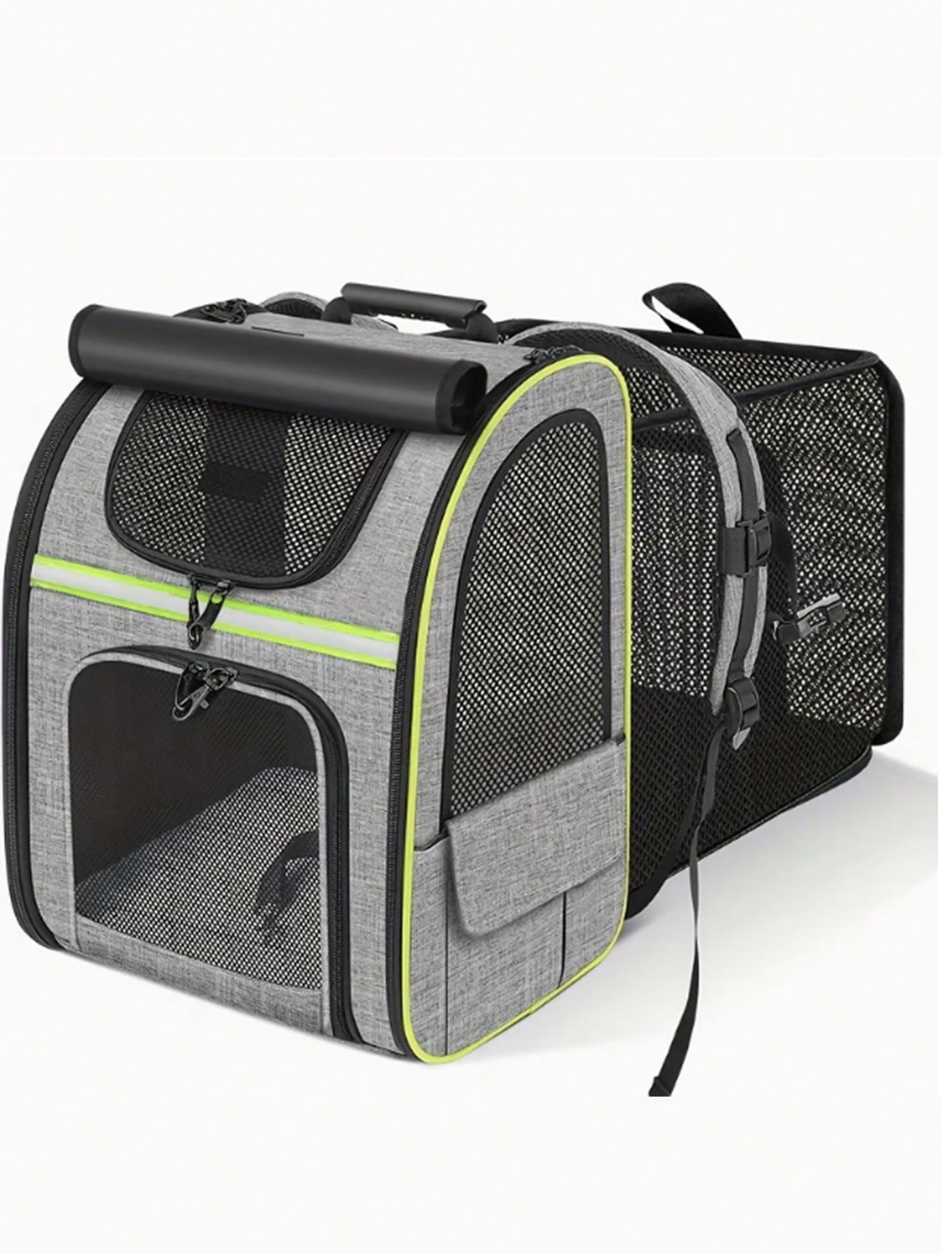 Expandable Pet Carrier Backpack with Sunshade | Cat & Dog Travel Bag