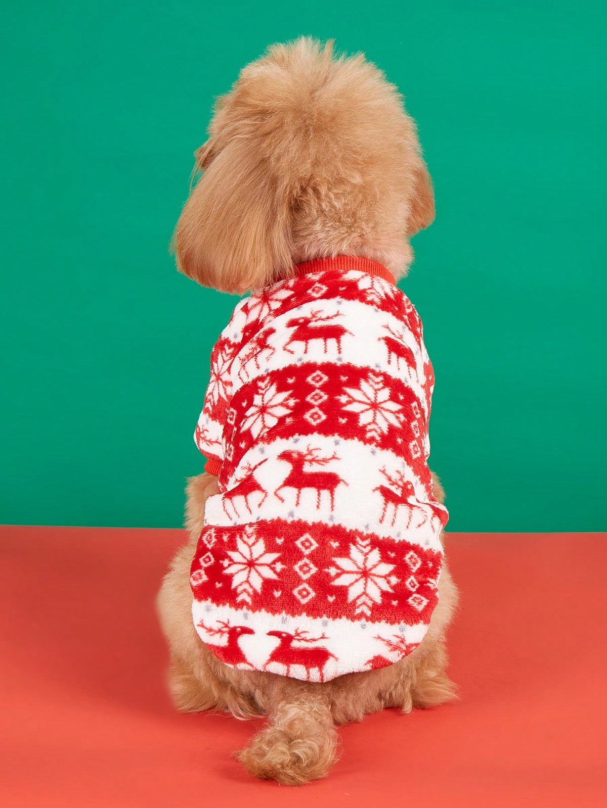 Christmas Pet Sweater – 2-Legged Fleece Pullover for Dogs & Cats