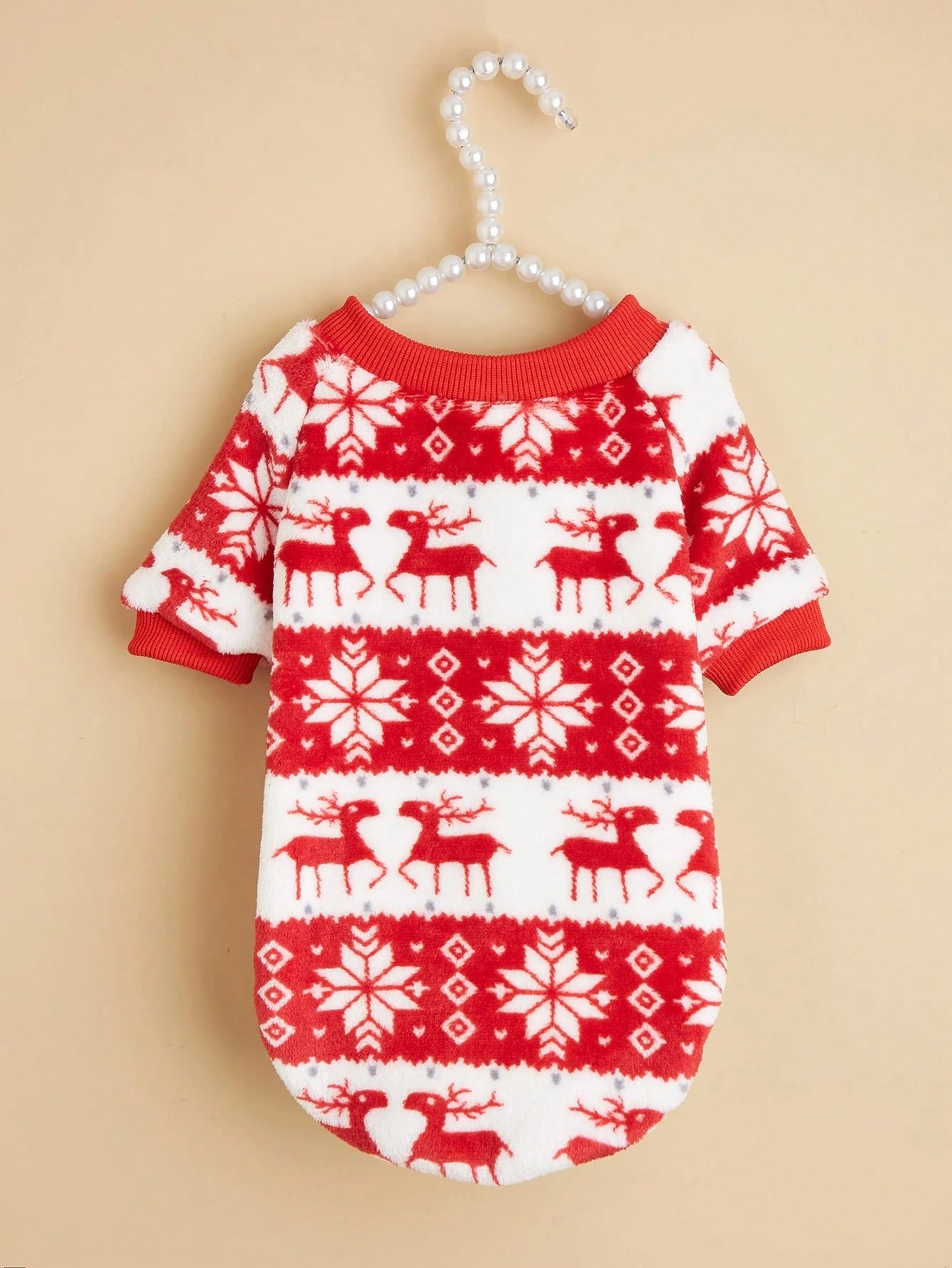 Christmas Pet Sweater – 2-Legged Fleece Pullover for Dogs & Cats