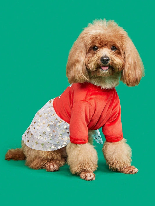 Christmas Pet Dress for Dogs & Cats – Snowman, Reindeer & Bell